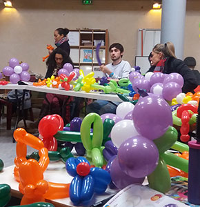 atelier participatif sculpture ballons